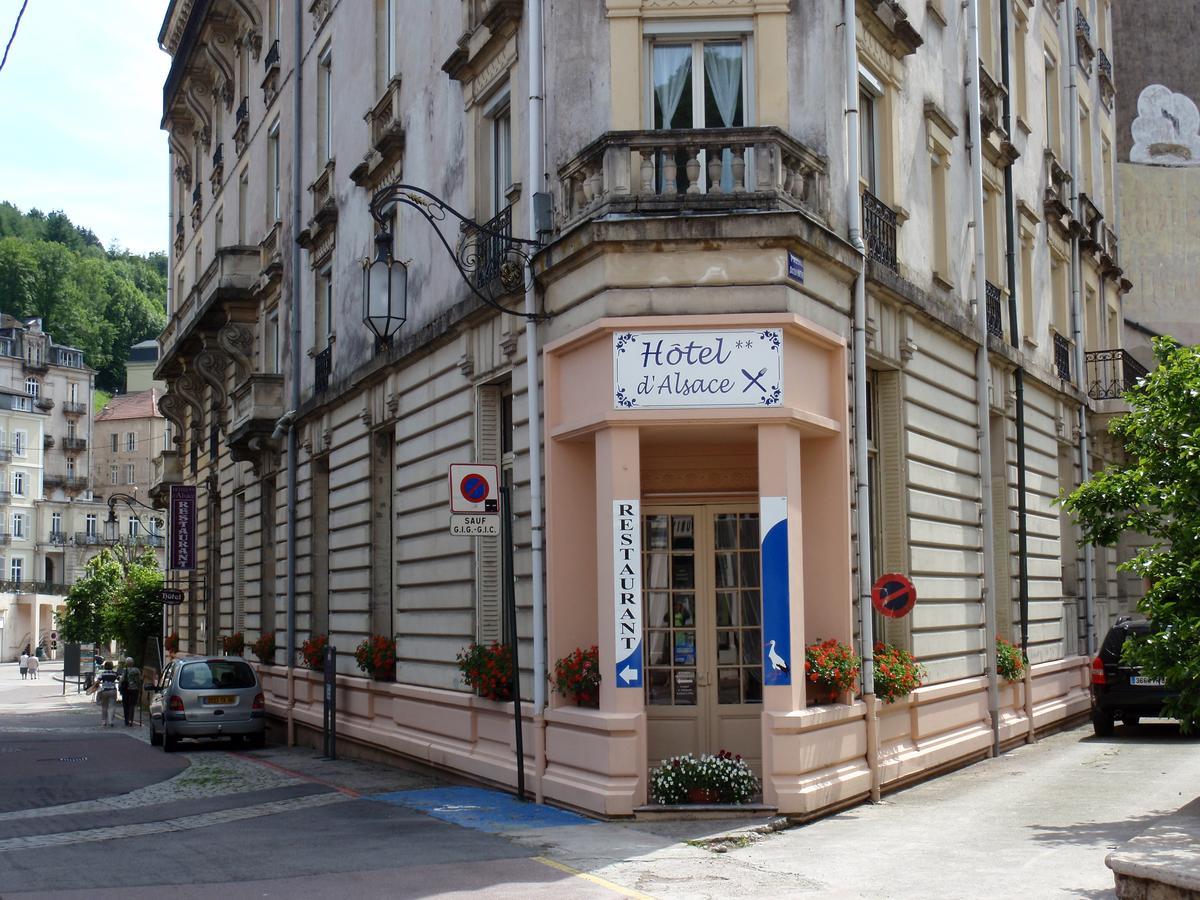 Hotel Restaurant D'Alsace Plombières-les-Bains Exterior foto